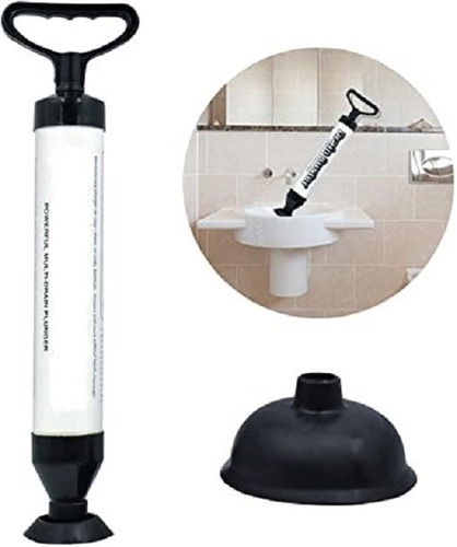 Desatorador Manual Para Inodoros Baños Cocinas A Presion