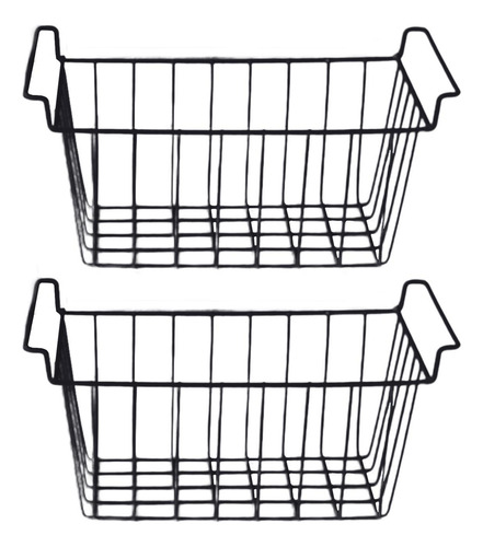 2 Cestas De Almacenamiento Para Congelador, 39cmx20cmx20cm