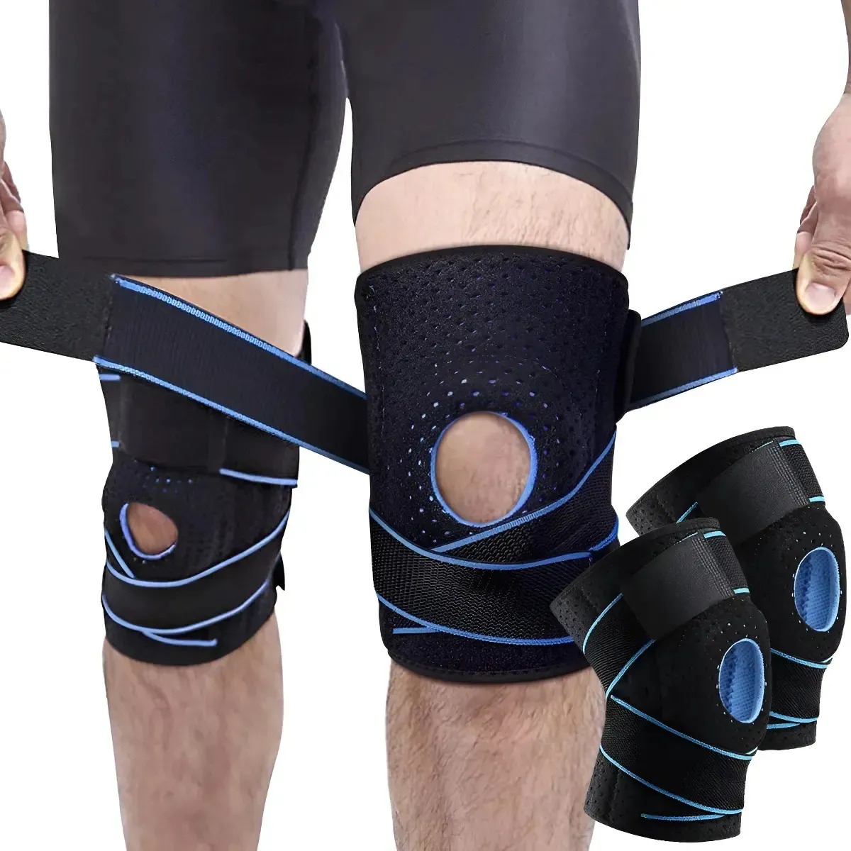 Pack Rodilleras Ortopédicas Estabilizadoras MXCHECKK para Artrosis y Menisco con Varillas Flexibles y Gel