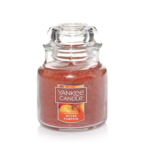 Vela Aromática Small Jar Spiced Pumpkin Yankee Candle