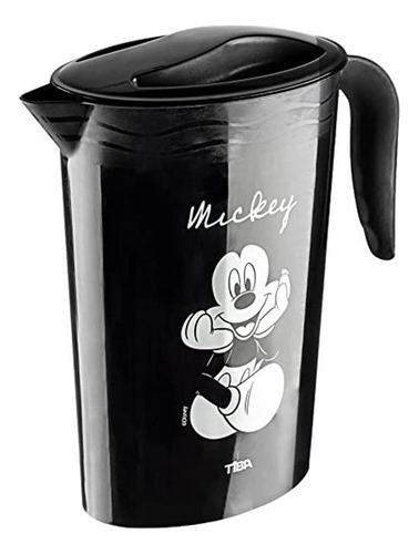 Jarra De Suco Ipanema 2 L Mickey Black Preta Com Tampa