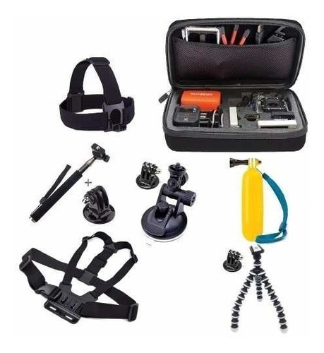 Kit Hero 8 7 6 5 3 4 Edition Black Silver Session Gopro 2018