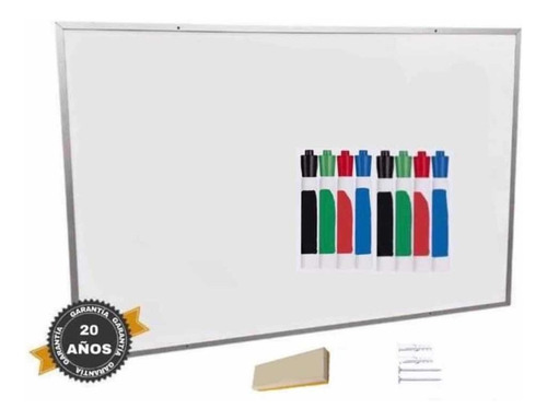 Imagen 2 de 4 de Pizarron Blanco 90x120 No Se Mancha Plumones Gratis Y Torn