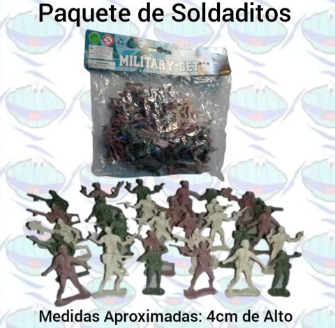 Juego De Soldaditos, Juguete, Paquete De 30, Detal Y Mayor