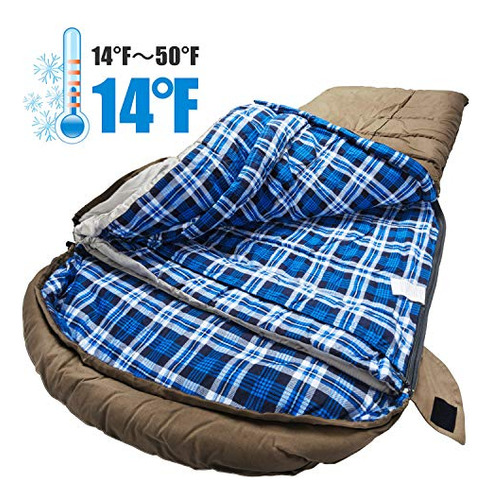 Saco De Dormir De Lona De 0 Grados Para Pescar, Cazar, Viaja