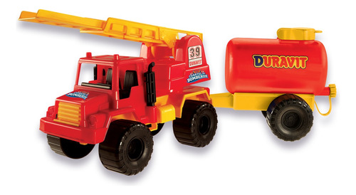 Camion Bombero Con Cisterna Infantil Resistente Duravit Orig
