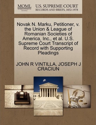 Libro Novak N. Marku, Petitioner, V. The Union & League O...