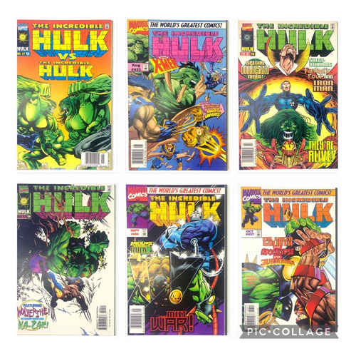 The Incredible Hulk Vol 1 450-457 - Marvel Comics Lote 1997