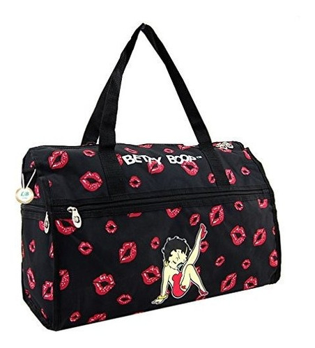 Betty Boop Large Duffel Bag  Microfibra Duradera