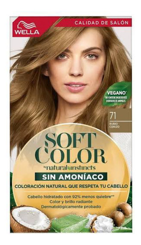 Tinte Soft Color Wella Sin Amoniaco Tono 71