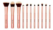 Comprar Set 11 Brochas Rostro Ojos Metal Rose Bh Cosmetics