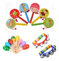 Comprar Juguetes Instrumentos Musicales De Madera Infantil Set X 3 U