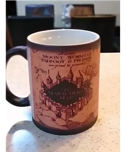 Taza mágica cerámica personalizada Harry Potter 01