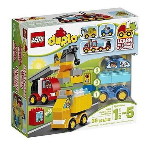 Lego Duplo Mis Primeros Autos Y Camiones 10816 Toy Para 1.5-