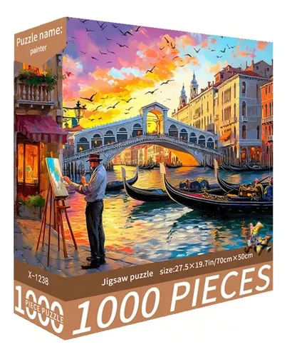 Piatnik Canaletto 574146 Puzzle De 1000 Piezas: La Dogana En Venecia