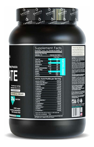 Imagen 2 de 3 de Proteína Sashafitness Sabor Caramelo