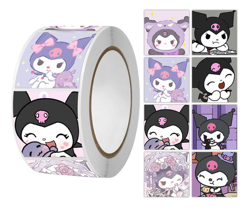 Rollo De Pegatinas De Recompensa De Dibujos Animados Panda P