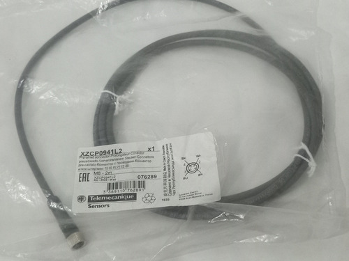 Cable Conector Para Sensor Xzcp0941l2, M8, Telemecanique....