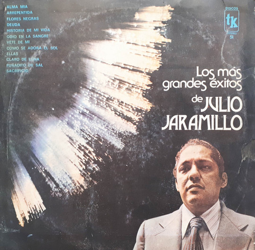 Julio Jaramillo - Los Grandes Exitos De Julio Jaramillo Lp (Usado)