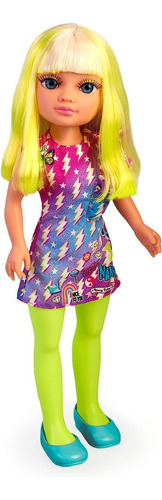 Muñeca Nancy Neon Cabello Amarillo Muñeca 44cm Famosa