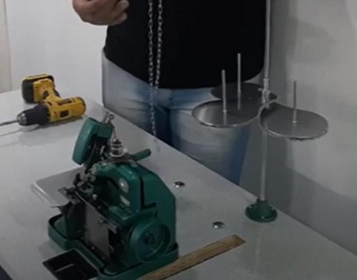 Overlock Semi Industrial+ Motor Grande+mesa-12 M