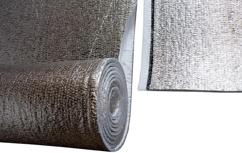 Aislante 10 Mm. Metalflex Aluminizado Con Solapa 1 X 20 M.