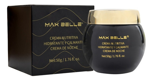 Crema Facial De Noche Max Belle Hidratante Y Nutritiva  50g