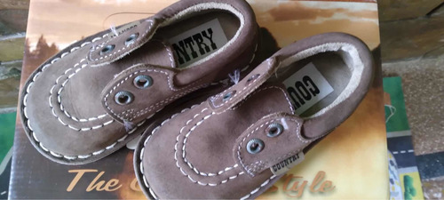 Zapatos Country Niño 23 Sin Cordones