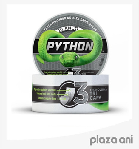 Cinta Multiuso Alta Resistencia Python-48mm X 9 Mts-blanco