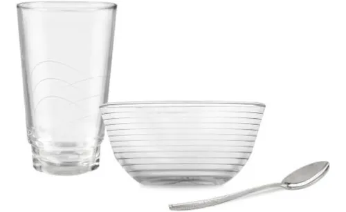 Vajilla De Vidrio Glassia Paris 12 Piezas Cuotas sin inter s