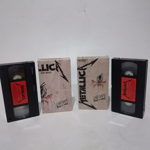 Metallica  Live Shit: Binge & Purge, Vhs Video Cassette Usa