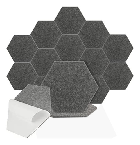 Paquete De 16 Paneles Acústicos Hexagonales De Espuma Aislan