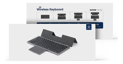 Teclado Bluetooth Táctil Portátil Tableta Universal