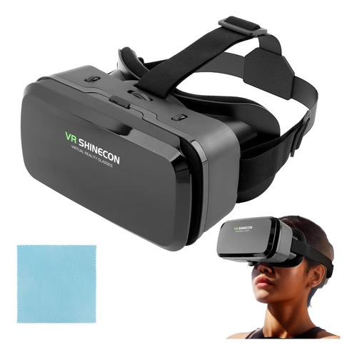Vr Shinecon Vr E Fone De Ouvido 3d Vr, Óculos De Óculos De E