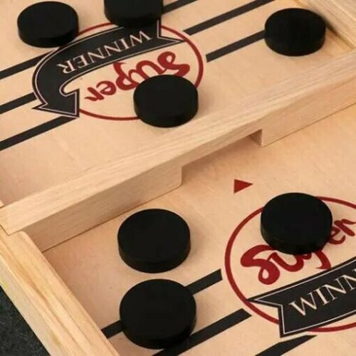 Juego De Mesa De Hockey De Madera Game Battle