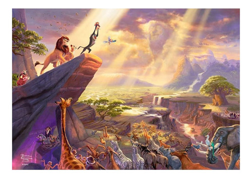 Mightyprint Disney El Rey León Circle Of Life Pride Rock