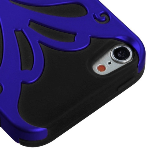 Case Mp3 Asmyna Titanium Dark Blue/black Butterfly Ki