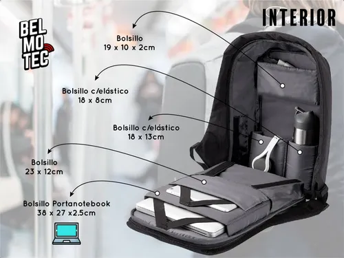Mochila anti robos hotsell