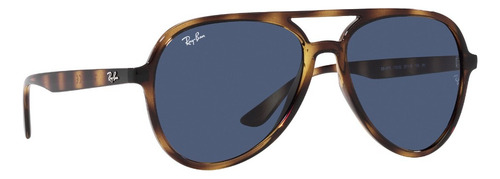 Lente De Sol Ray-ban 0rb4376 Pilot Unisex Dark Blue Havana Havana