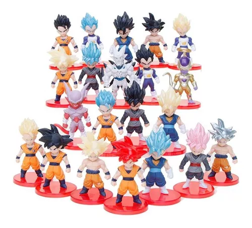 Dragon Ball Z Bonecos Miniaturas 6pcs Goku Goten Madimbu