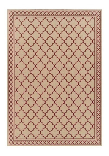 Oferta Alfombra Idetex 160x230 Sisal Dawn Red Living