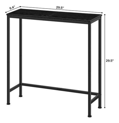 Mesa Estrecha De Entrada Industrial De 29.5 Pulgadas, M...