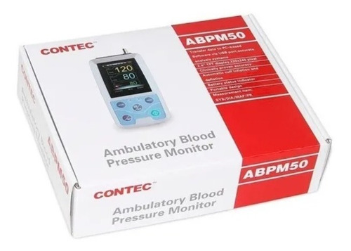 Holter Mapa Monitor De Presion Arterial Abpm50 Marca Contec