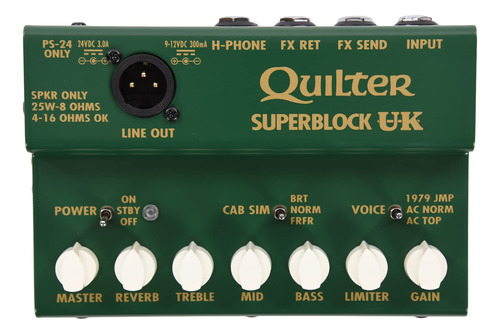 Quilter Amplificador De Pedal Superblock Uk 25w