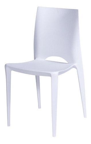 Silla Zoé Para Sala Comedor Jardín Color de la estructura de la silla Blanco