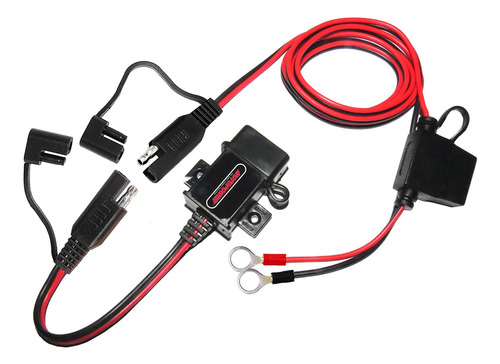 Kit De Puerto Usb Motocicleta Mp0609aa 3.1amp Sae Cable...