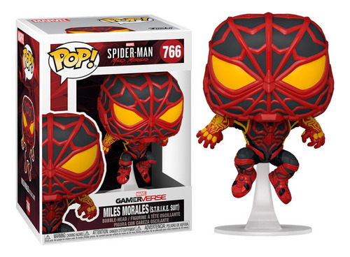 Funko Pop Miles Morales 766 Strike Suit Spider Man Araña
