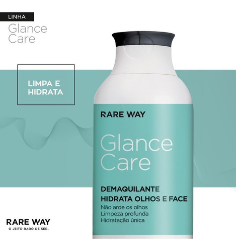 Demaquilante Facial E Olhos Hidratante 120ml Glance S/alcool