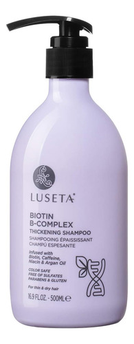 Shampoo Espessante Luseta Biotin B-complex Para Crescimento