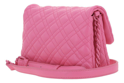Bolsa Crossbody Barbie Gorett Olga Br24078-p Color Rosa Correa De Hombro Rosa Diseño De La Tela Capitonado